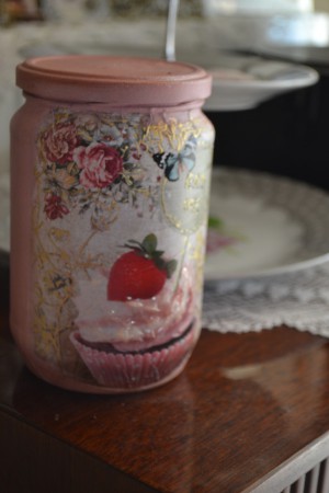 βάζο dusty rose "cup-cake"